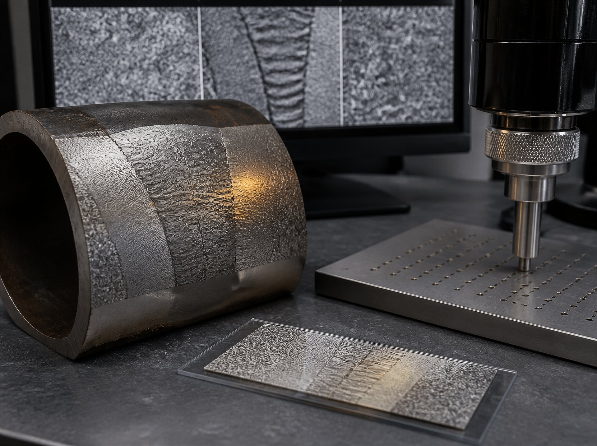 Inspection of an aged Grade 91 weld using replica metallography and hardness mapping