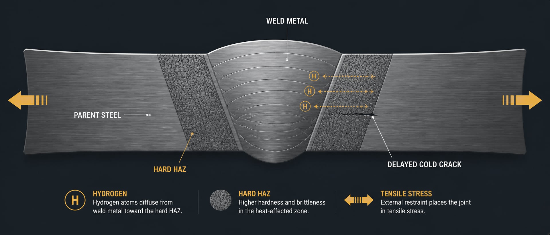 Steel Weldability and Hydrogen Cracking Prevention — Reading a Datasheet article, steel wiki